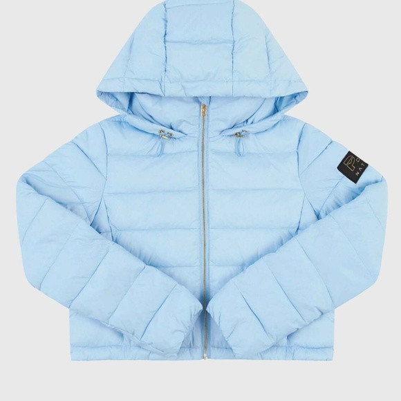 P.E NATION EXPEDITION Cropped Puffer Jacket in summer sky Blue S - Picture 10 of 10